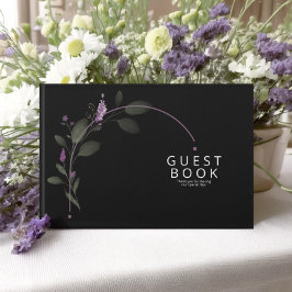 Sweet Blommigt Arch Bröllop Lilac ID998 Gästböcker