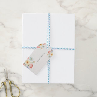 Sweet Bloom Invitation Presentetikett