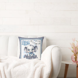 Sweet Blue Elephant - Little Peanut Kudde
