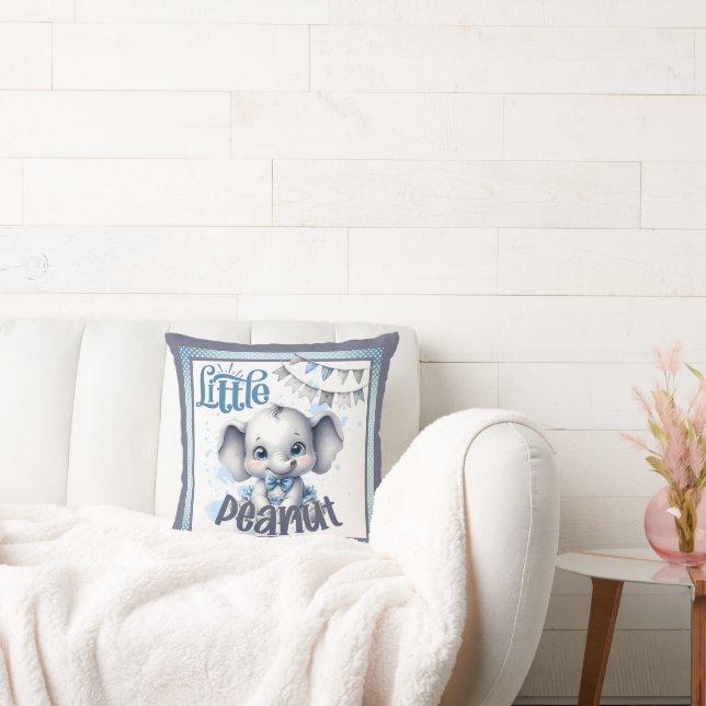 Sweet Blue Elephant - Little Peanut Kudde (Soffa)