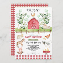 Sweet Boskap Barnyard Baby Shower