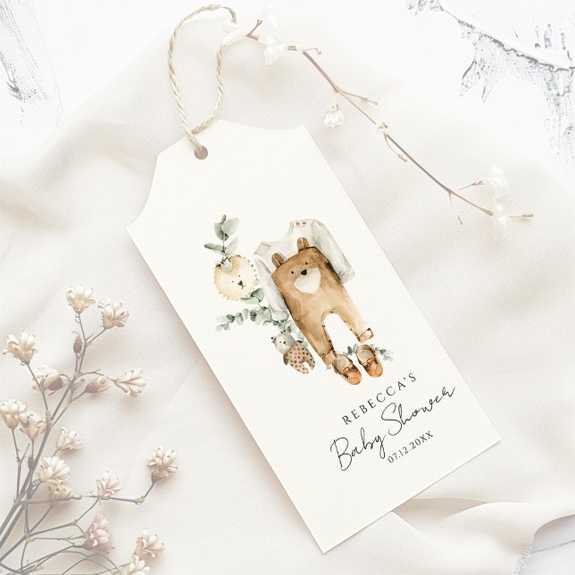 Sweet Boy Baby Baby Shower Presentetikett (Skapare uppladdad)