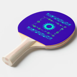 Sweet Bra Morgon Sunshine Royal blue blommigt Pingisracket