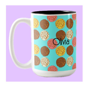 Sweet Bread Mexican Pan Dulce Conchas Kaffemugg