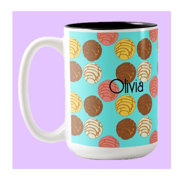 Sweet Bread Mexican Pan Dulce Conchas Kaffemugg (Skapare uppladdad)