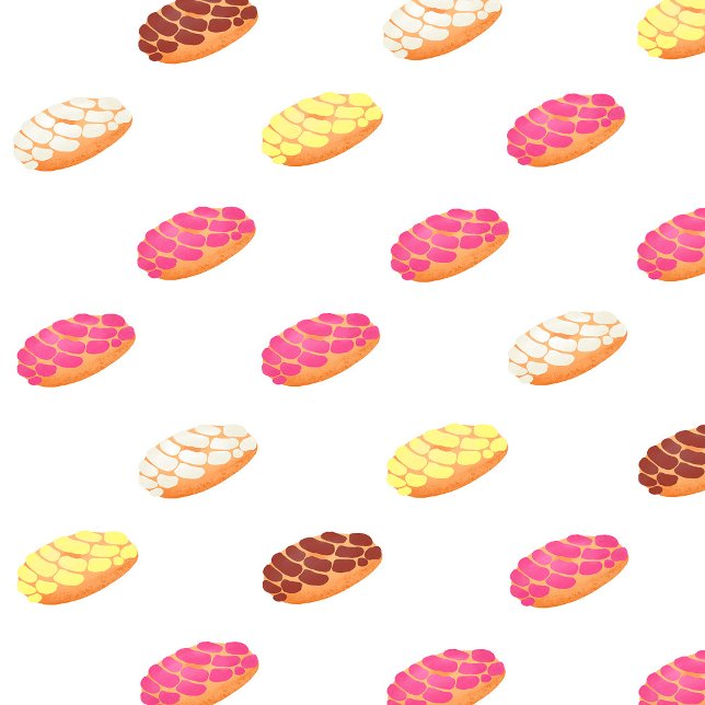 Sweet Bread Pan Dulce Concha Mönster Presentpapper (Skapare uppladdad)