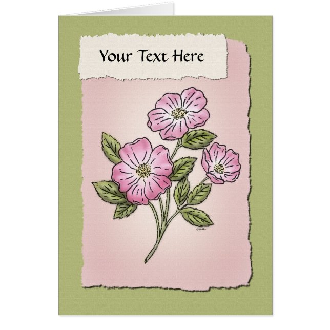 Sweet Briar Hälsningskort (Framsidan)