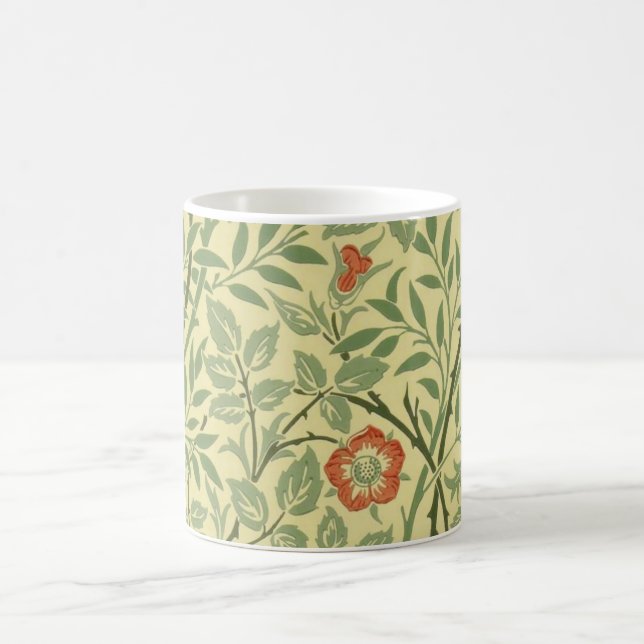 Sweet Briar Mönster (av William Morris) Kaffemugg (Center)