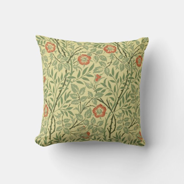 Sweet Briar Mönster (av William Morris) Kudde (Framsida)