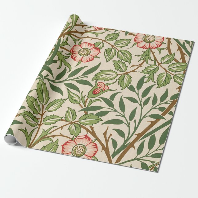 Sweet Briar William Morris Presentpapper (Utrullad)