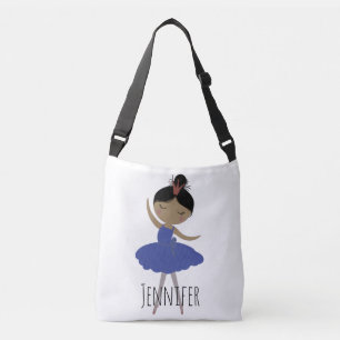 Sweet Brown Skin Girl Ballerina Tote Bag Axelväska