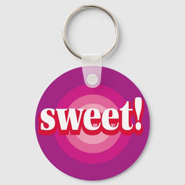 Sweet Bull's-Öga - Keychain Nyckelring (Framsida)