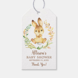 Sweet Bunny Baby Shower Favor Gift-Märkre Presentetikett