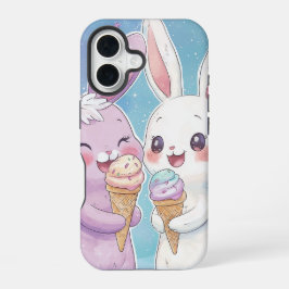 Sweet Bunny Bliss - Kawaii Anime Phone Case
