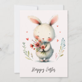 Sweet Bunny & Blooms – Easter Joy Kort