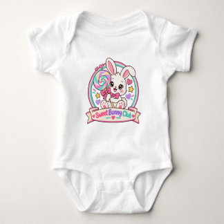 Sweet Bunny Club – Pastel Bunny Baby | Baby Flicka T Shirt