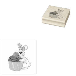 Sweet Bunny Hugger Strawberry Cuppie Stämpel