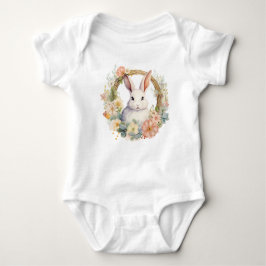 Sweet Bunny Rabbit med Vår blommor T Shirt