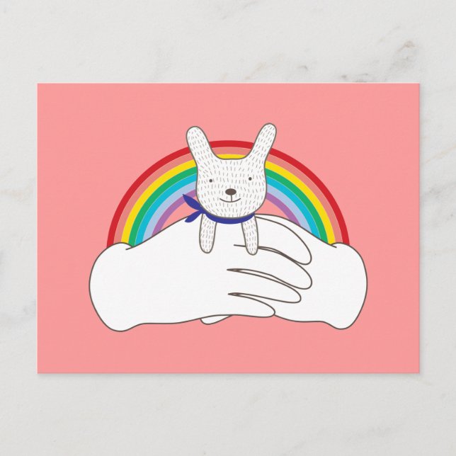 Sweet Bunny Vykort (Framsida)