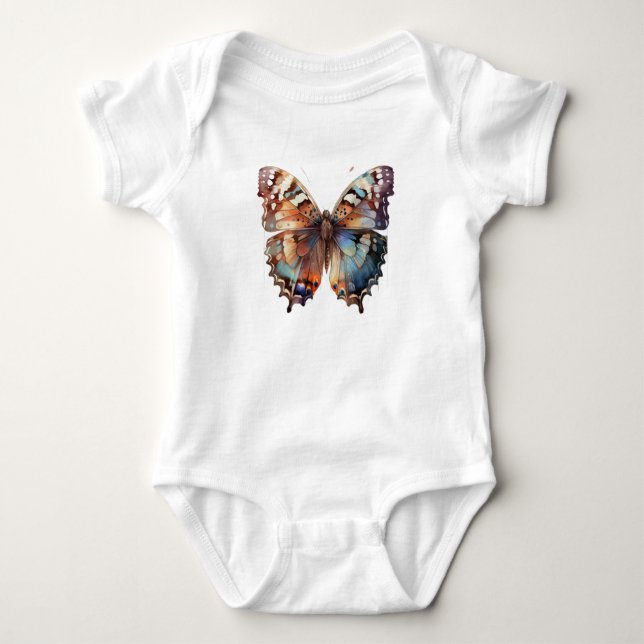 Sweet Butterfly Baby Bodysuit T Shirt (Framsida)