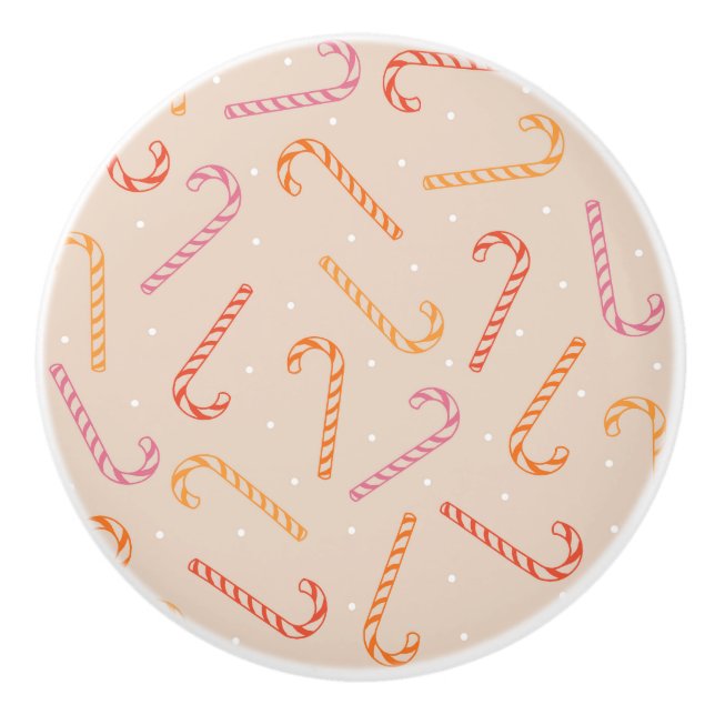 Sweet candy cane mönster knopp (Framsidan)