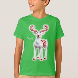 Sweet Candy cane Reindeer T Shirt