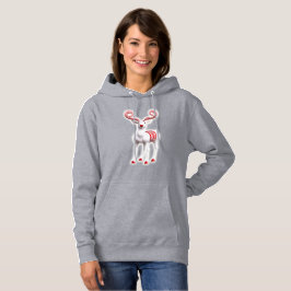 Sweet Candy Cane Reindeer T Shirt