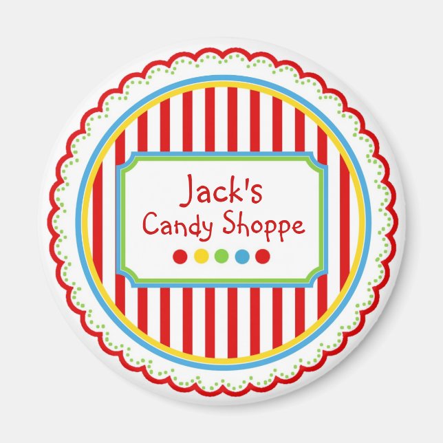 Sweet Candy Circus Rand Magnet (Framsidan)