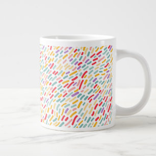 Sweet Candy Sprinkle Mönster Jumbo Mugg