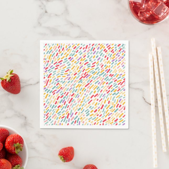 Sweet Candy Sprinkle Mönster Pappersservett (Insitu)