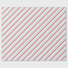 Sweet Candy Stripe Red Pink Blue Holiday/Bday Presentpapper
