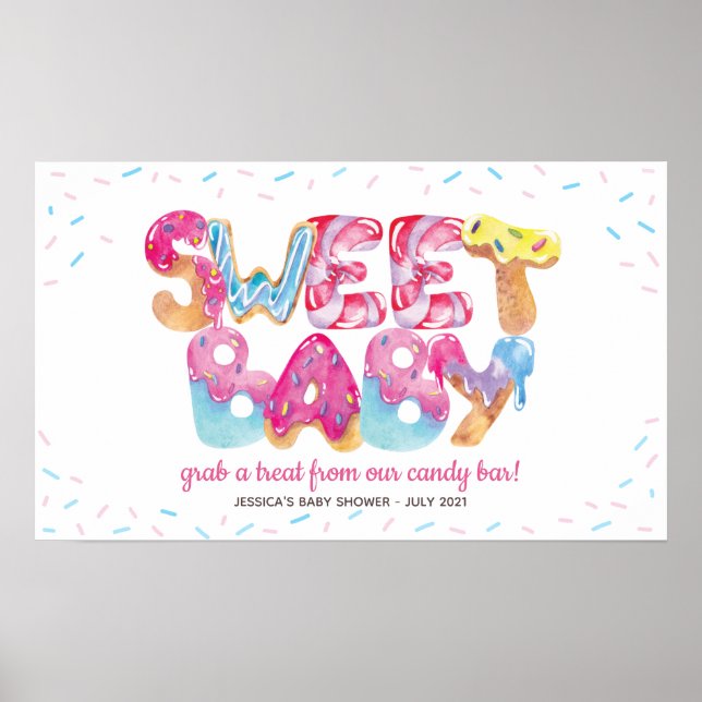 Sweet Candyland Sprinkles Poster (Framsidan)