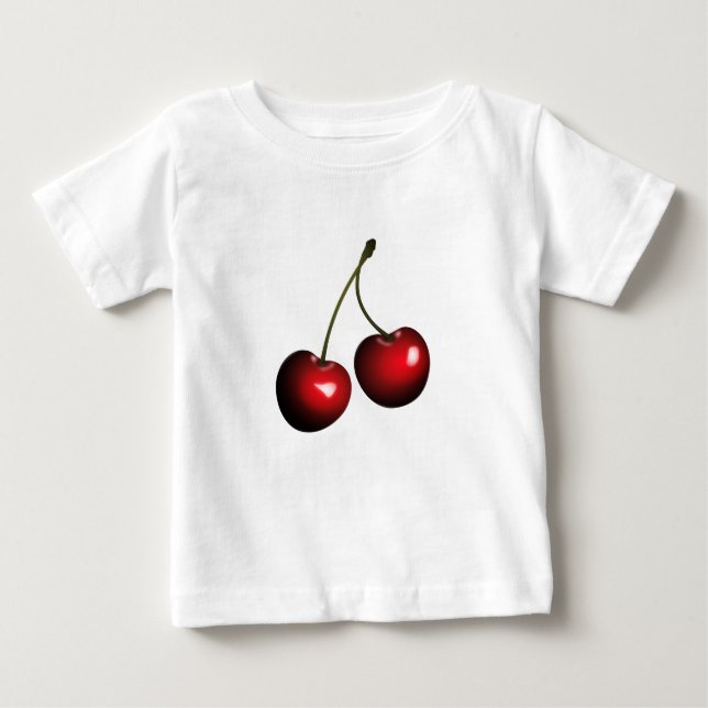 Sweet Cherries Baby T-Shirt (Framsida)