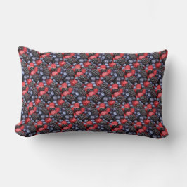 Sweet Cherries Blackberry och Blueberry Lumbarkudde