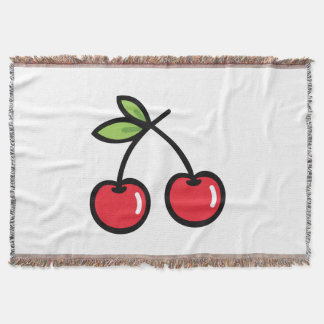 Sweet Cherry Cozy Comfort Blanket Filt