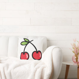 Sweet Cherry Decorative Cushion Kudde