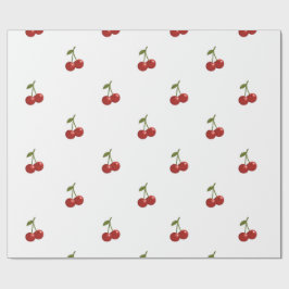 🍒 Sweet Cherry Minimal Elegant Tissue Paper Presentpapper