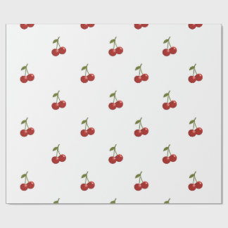 🍒 Sweet Cherry Minimal Elegant Tissue Paper Presentpapper