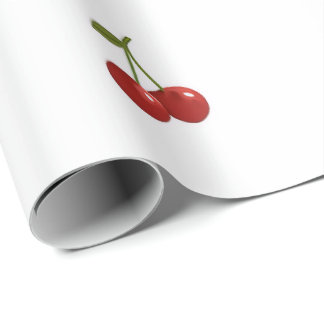 🍒 Sweet Cherry Minimal Elegant Tissue Paper Presentpapper