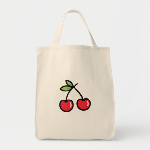 Sweet Cherry Tote Bag Tygkasse