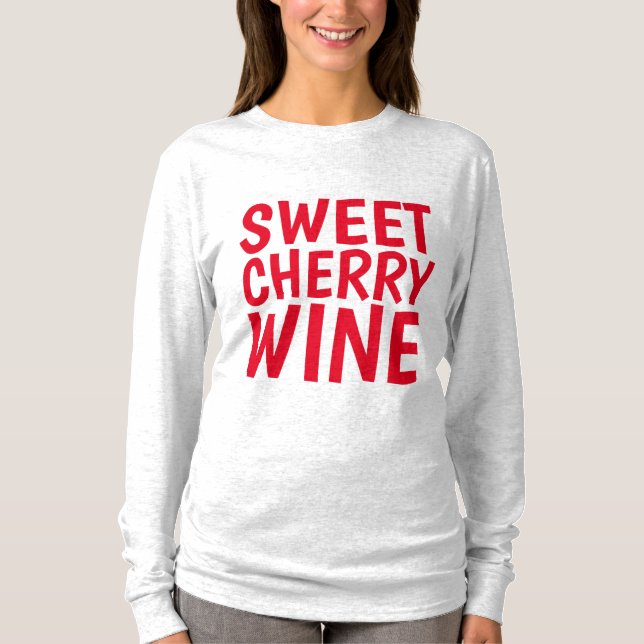 SWEET CHERRY VIN T-Shirts (Framsida)