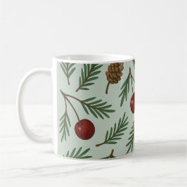 🌿 Sweet Cherry Woodland Holiday Collection Kaffemugg