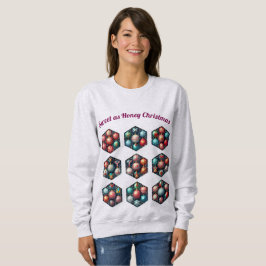 Sweet Christmas | Hexagon Ornament Sweatshirt T Shirt
