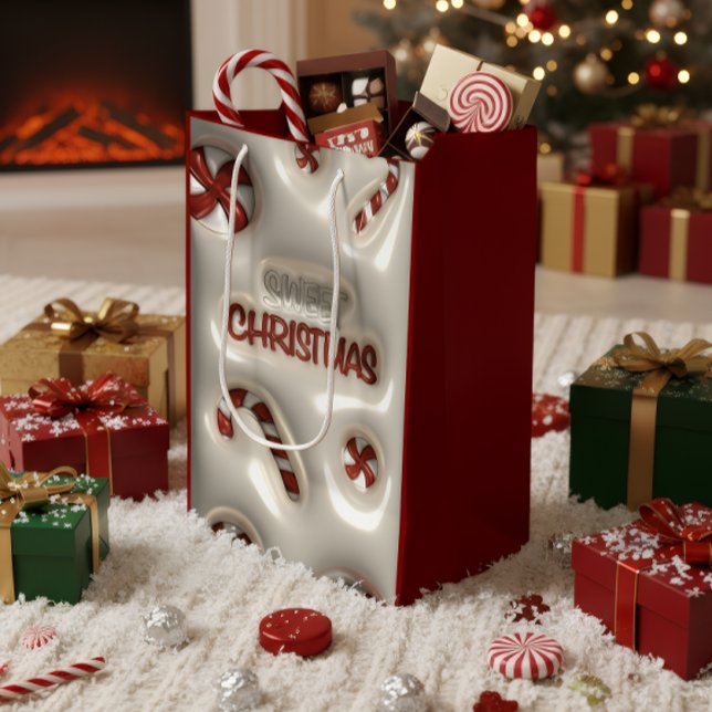 Sweet Christmas Holiday Gift Bag (Skapare uppladdad)