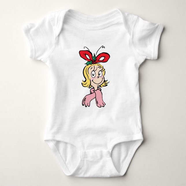 Sweet Cindy Lou Who Portrait T Shirt (Framsida)
