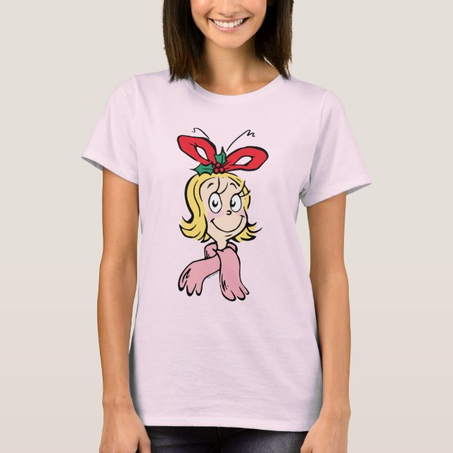 Sweet Cindy Lou Who Portrait T Shirt (Framsida)