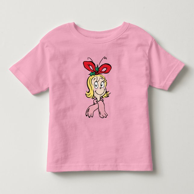 Sweet Cindy Lou Who Portrait T Shirt (Framsida)