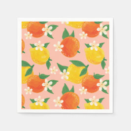 Sweet Citrus Summer Napkin Pappersservett