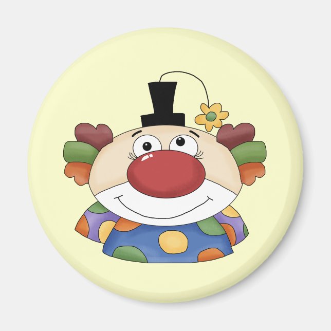 Sweet Clown Ansikte Magnet (Framsidan)
