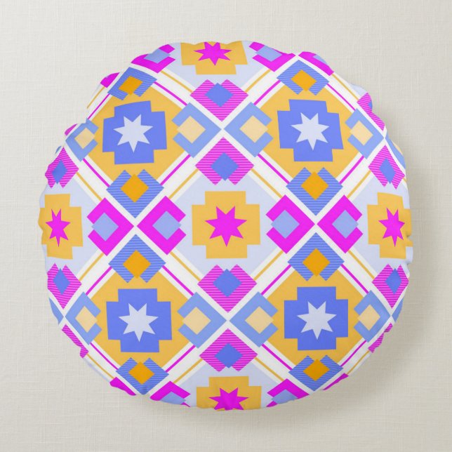 Sweet colour Round Pillow Rund Kudde (Framsidan)